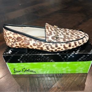 ❤️NEW IN BOX❤️ Sam Edelman Lior Calf Hair Leopard Loafer